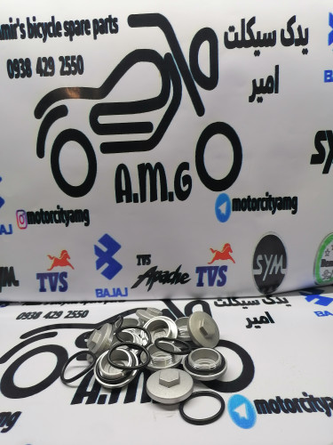 پیچ تخلیه روغن موتور tvs راکس نئو. اچ الایکسو گلکسی nh.ni.و مهره فیلر  آپاچی 180.160.150 و تریل روان همراه با اروینگ