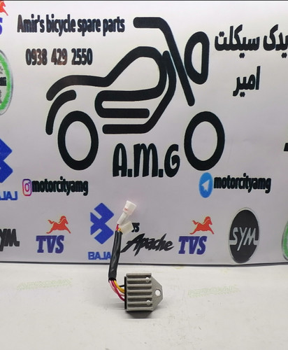 شارژر باطری موتور اپاچی 150 ، 160 ، 180 و TVS نئو NEO و وگو کاربرات